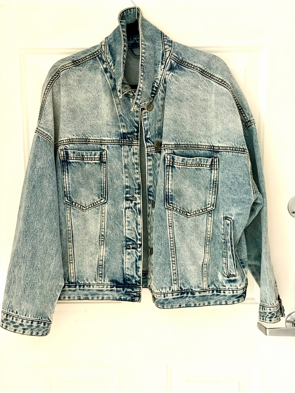 J. Crew Light Blue Washed Denim Jacket